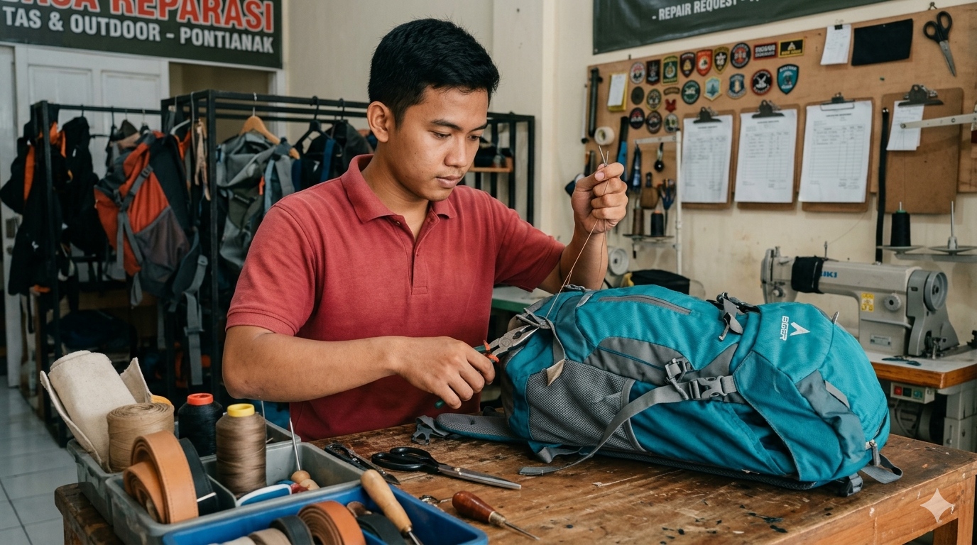 Empat kriteria memilih jasa reparasi backpack
