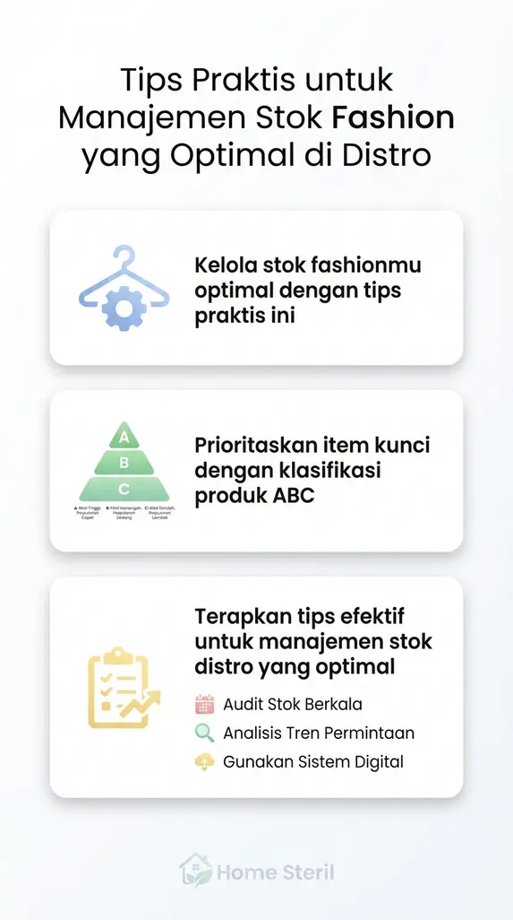 Tips Praktis untuk Manajemen Stok Fashion yang Optimal di Distro