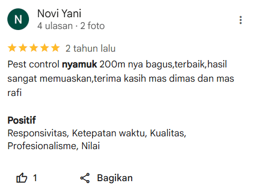 Review & Rating Pelanggan Home Steril