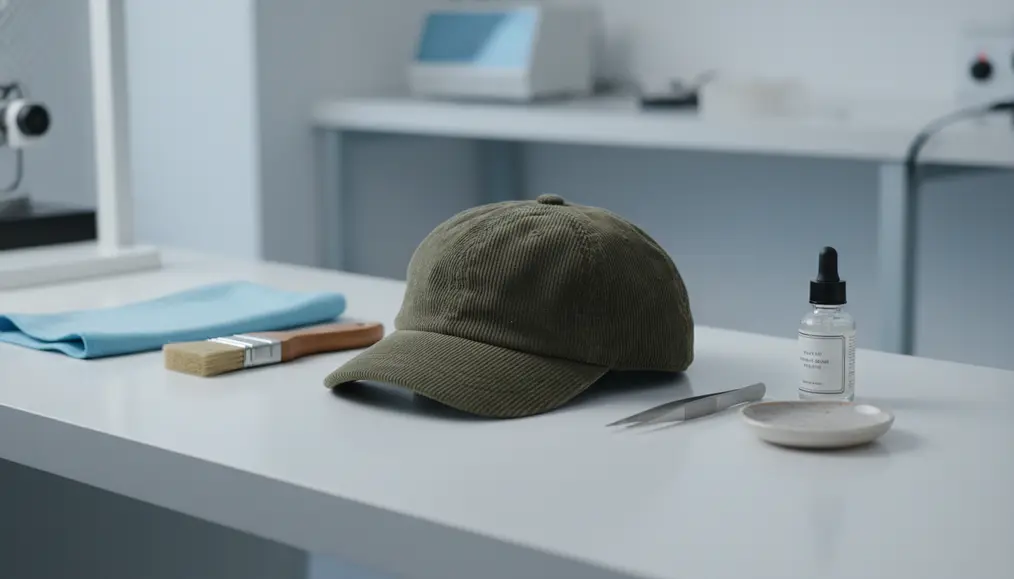 Membersihkan Topi Corduroy: Menjaga Tekstur Garis Tetap Timbul