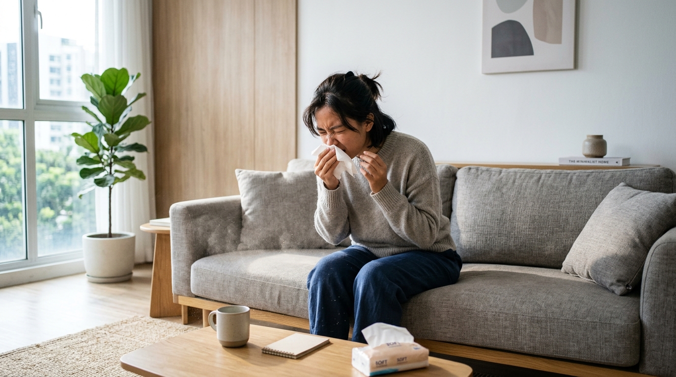 Bagaimana Sofa Kotor Berkaitan dengan Sistem Imun dan Pernapasan?