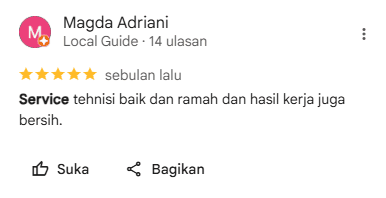 Ulasan Pelanggan Home Steril