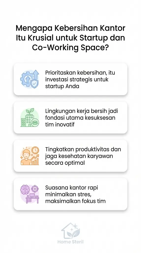 Mengapa Kebersihan Kantor Itu Krusial untuk Startup dan Co-Working Space?