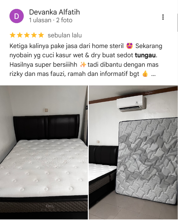 Testimoni Pelanggan Home Steril