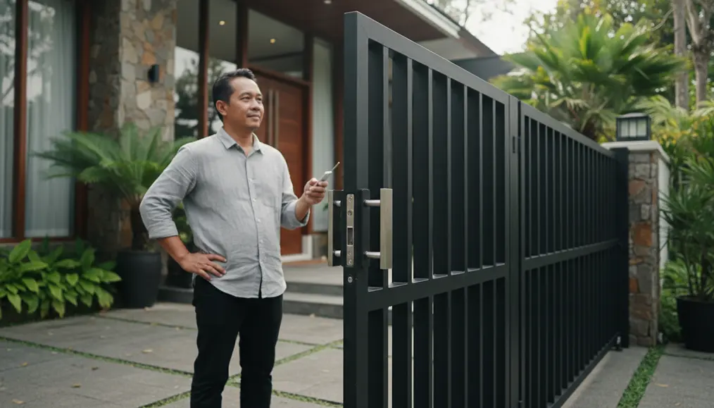 Pilihan Jenis Pagar Otomatis dan Pagar Elektrik untuk Rumah Kamu