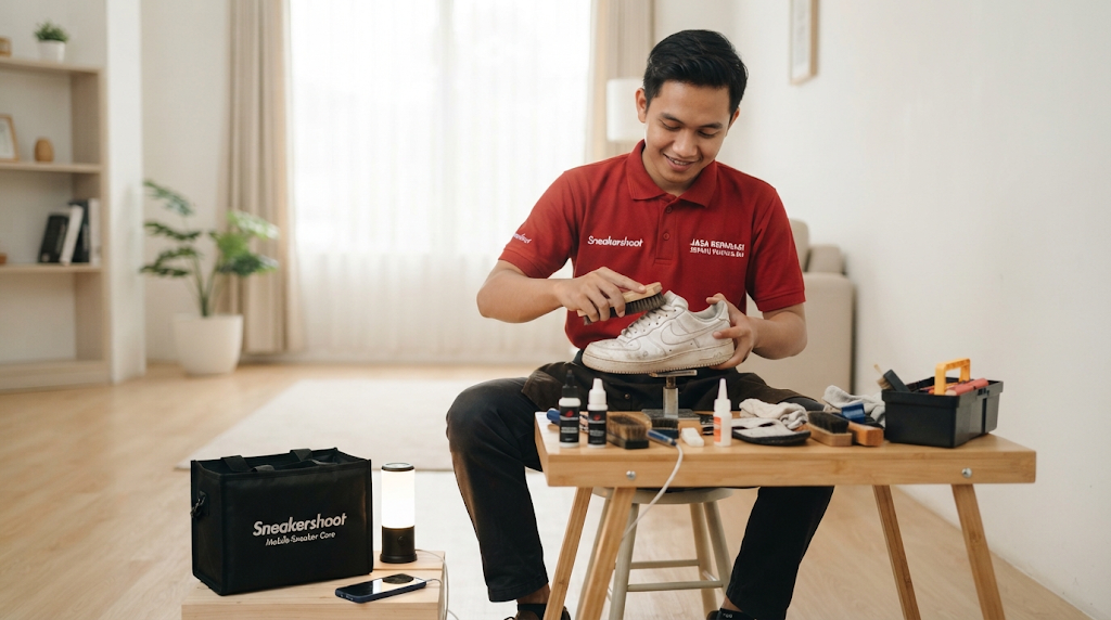 Reparasi sepatu "panggilan" di Jakarta Timur: bagaimana sebenarnya?
