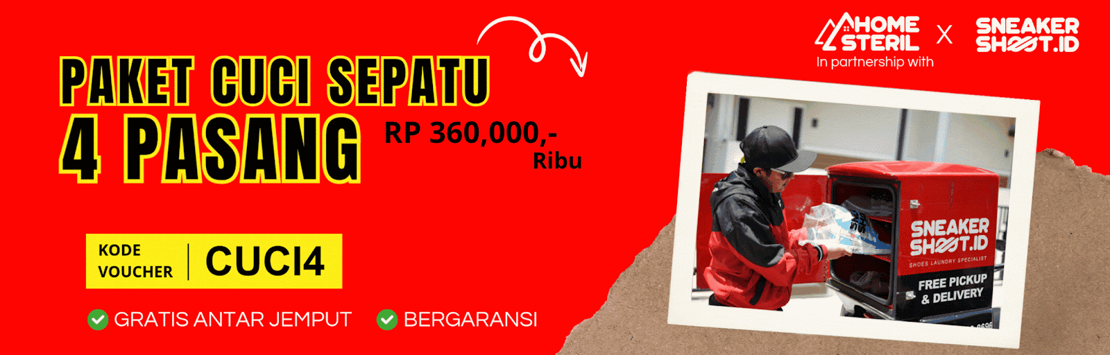 Jasa cuci sepatu terdekat