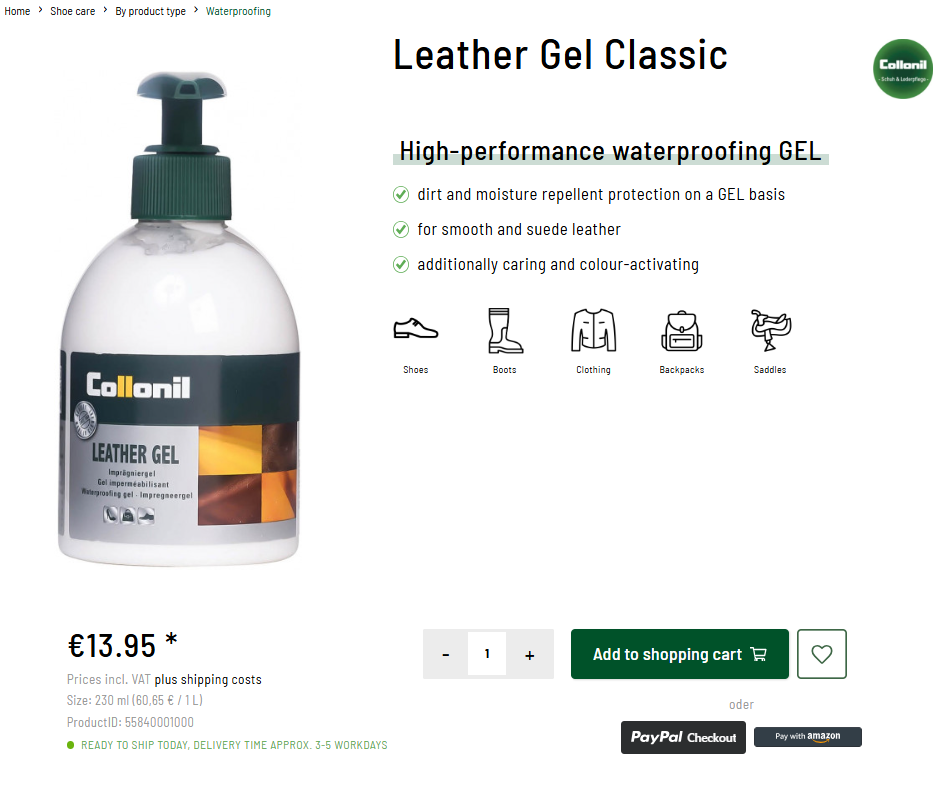Collonil Leather Gel