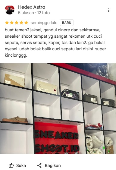 Rating Home Steril di Google Maps