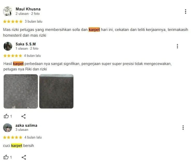 Review Cleaning Carpet Google Rating From home-steril.com