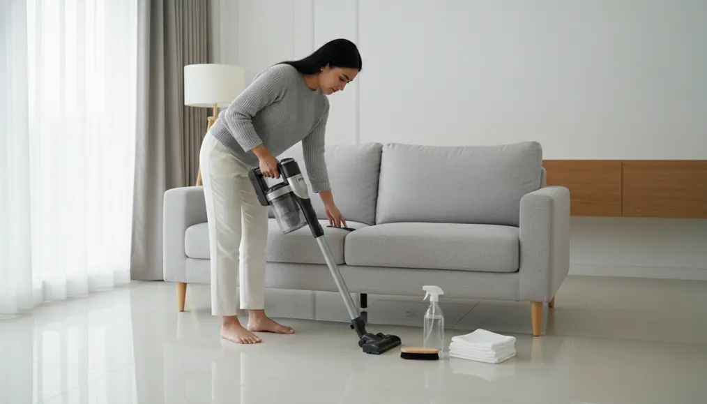 Persiapan Sebelum Membersihkan Sofa: Kunci Utama Kebersihan Optimal