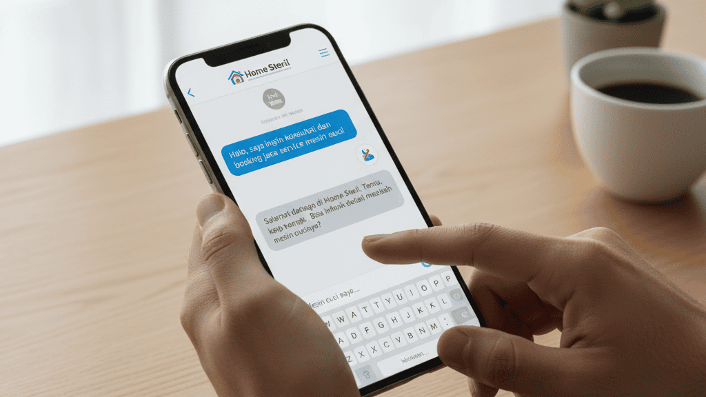 Cara Mudah Melakukan Booking Jasa Service Mesin Cuci Top Loading di Home Steril