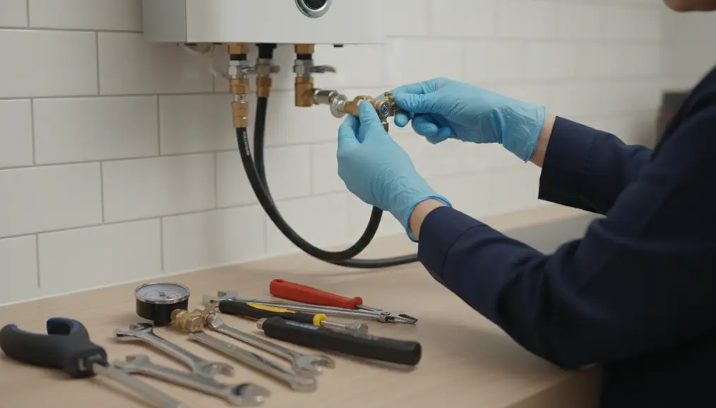 Proses Instalasi Water Heater oleh Teknisi Berpengalaman Home Steril