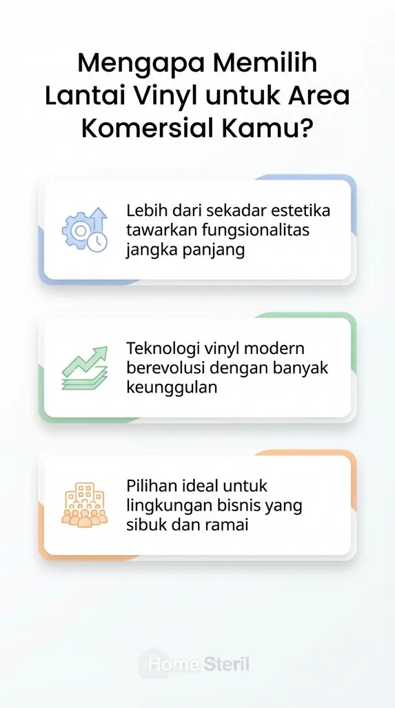 Mengapa Memilih Lantai Vinyl untuk Area Komersial Kamu?