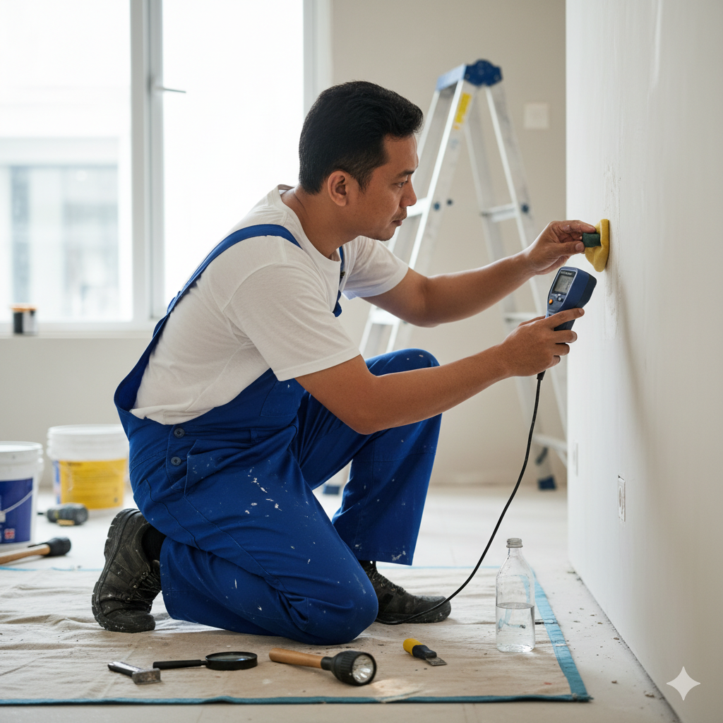 Wajib Uji Dinding: Diagnostik Sebelum Aplikasi Cat Dinding 