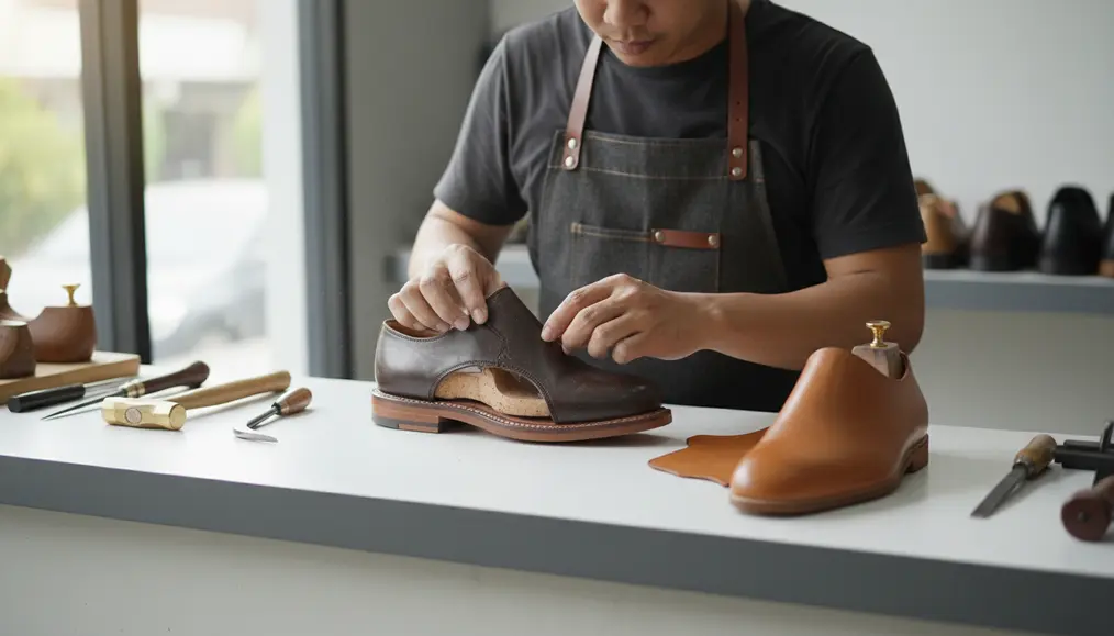 Solusi Full Upper Replacement untuk Sepatu Kulit Asli di Kutai Barat