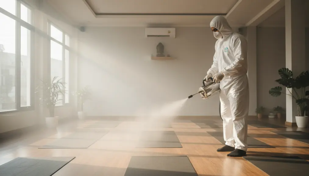 Cara Kerja Fogging Disinfektan Home Steril untuk Studio Yoga