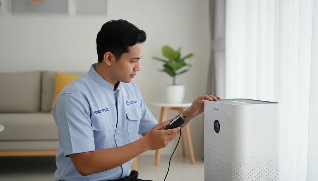 Hasil perbandingan filter udara steril sebelum dan sesudah perawatan intensif - home-steril.com