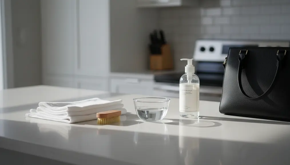 Persiapan Awal Sebelum Mencuci Tas Kulit Imitasi