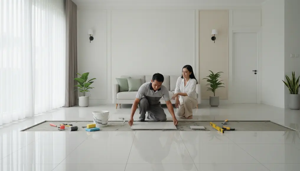 Teknik Pemasangan Keramik – Agar Tidak Kopong & Rapi