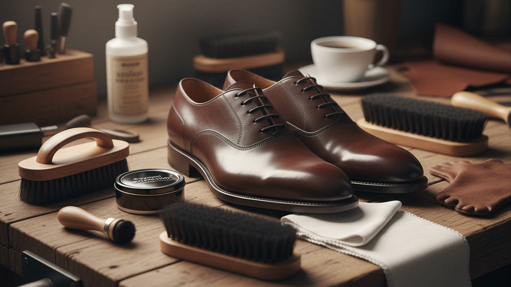 Siapkan Alat Cuci Sepatu Kulit dan Bahan Pembersih Aman Sepatu Kulit Premium