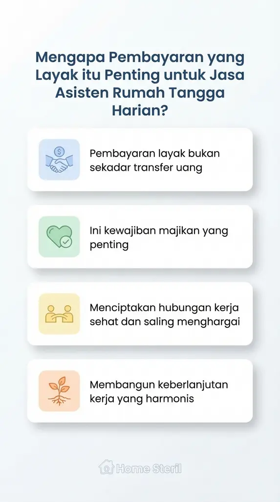 Mengapa Pembayaran yang Layak itu Penting untuk Jasa Asisten Rumah Tangga Harian?