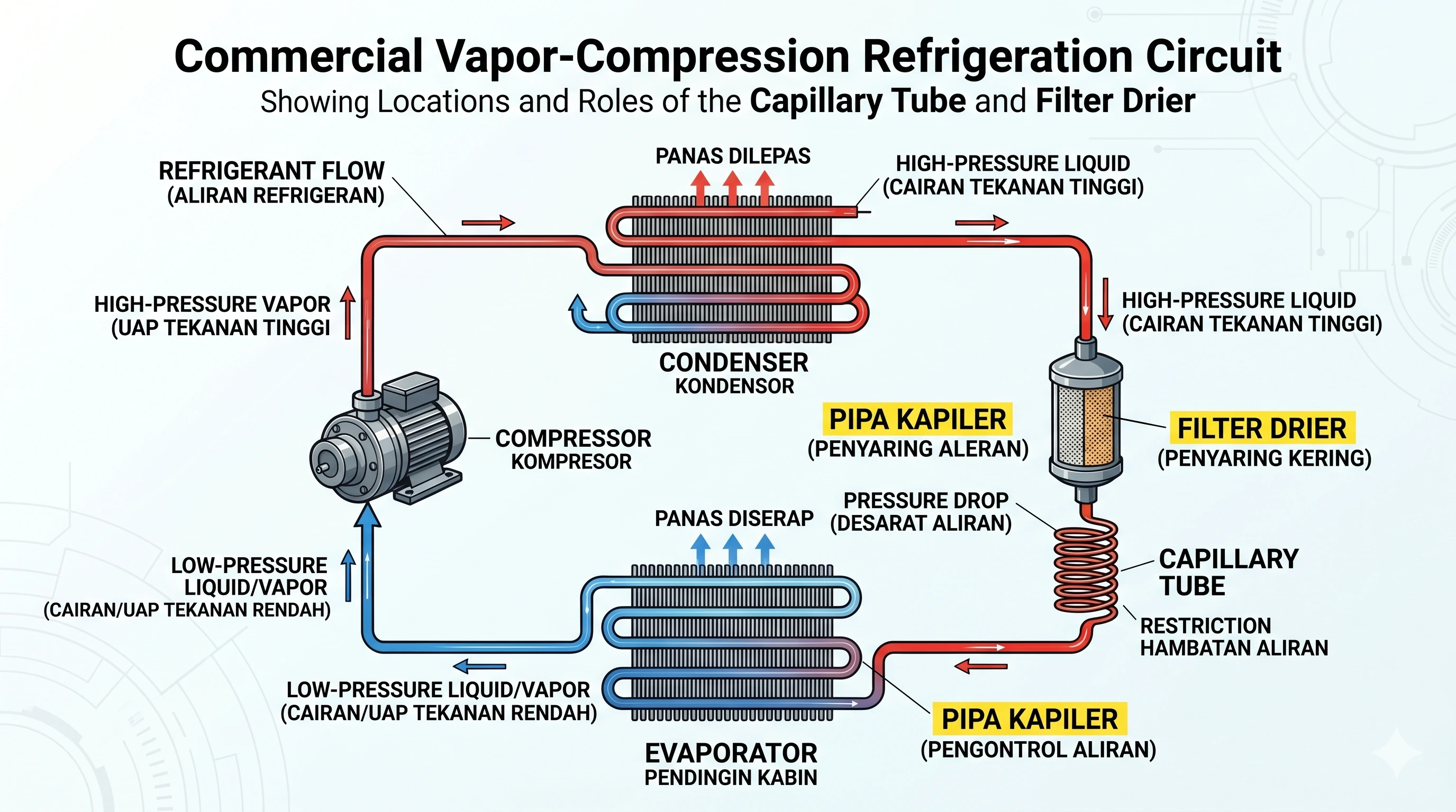 Visualisasi mikroskopis endapan oli POE terhidrolisis menyumbat pipa kapiler kulkas inverter - home-steril.com