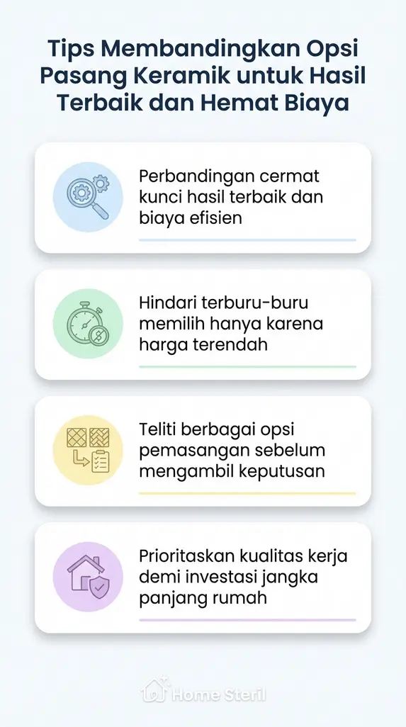 Tips Membandingkan Opsi Pasang Keramik untuk Hasil Terbaik dan Hemat Biaya