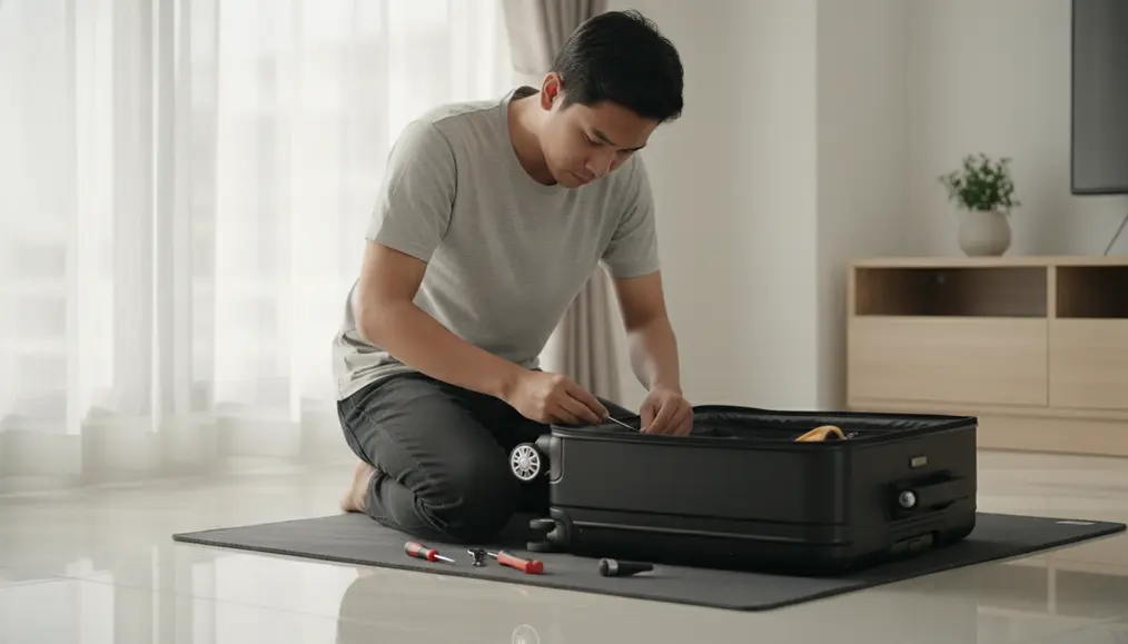 Panduan Langkah-Langkah Perbaiki Roda Koper Rusak Sendiri di Rumah