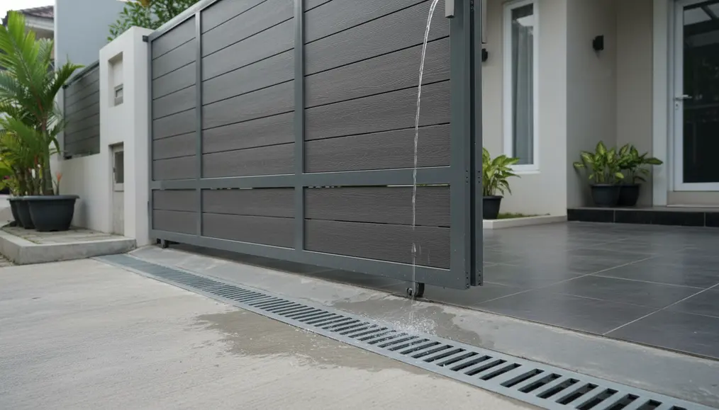 Pertimbangan Pagar Sliding dan Drainase Carport
