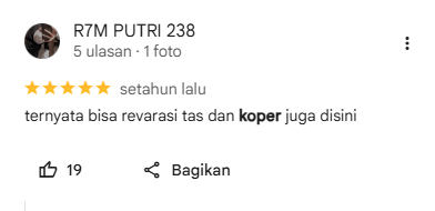 Review Pelanggan Sneakershoot.id: Bukti Kepercayaan dalam Reparasi Koper