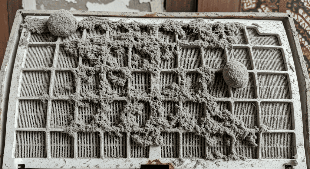 Filter AC yang Kotor