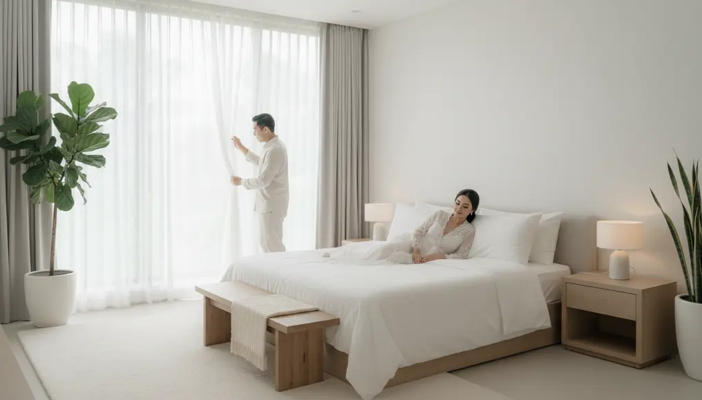 Rahasia Kamar Pengantin Sejuk dan Nyaman Sepanjang Hari