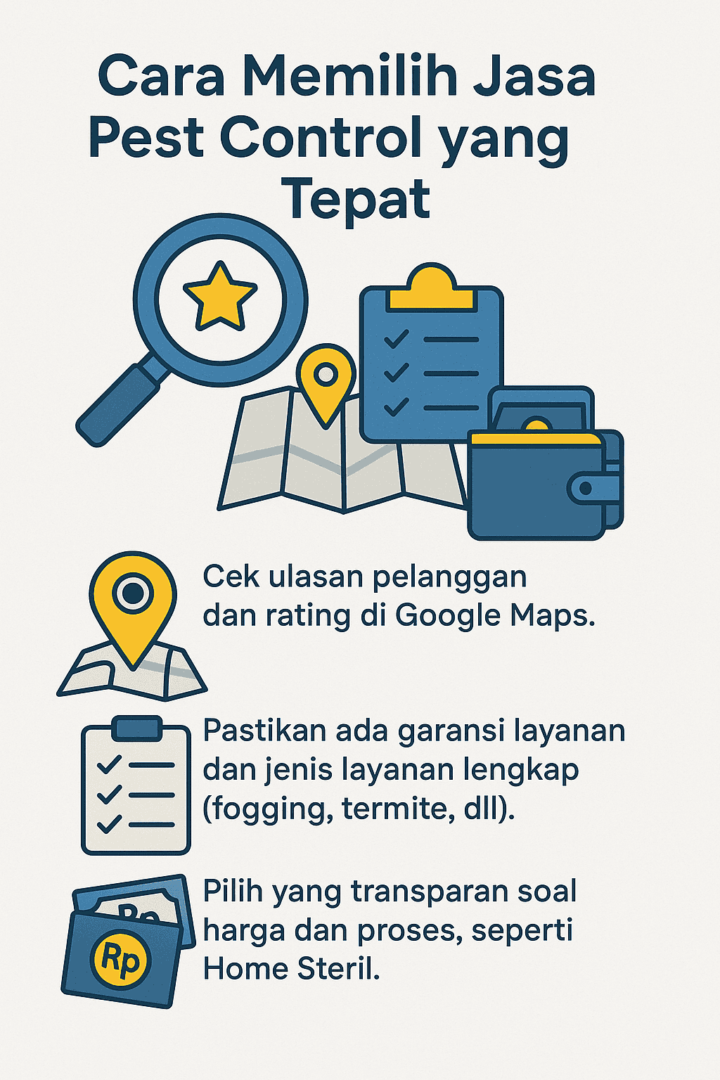 Infografik: Cara Memilih Jasa Pest Control yang Tepat