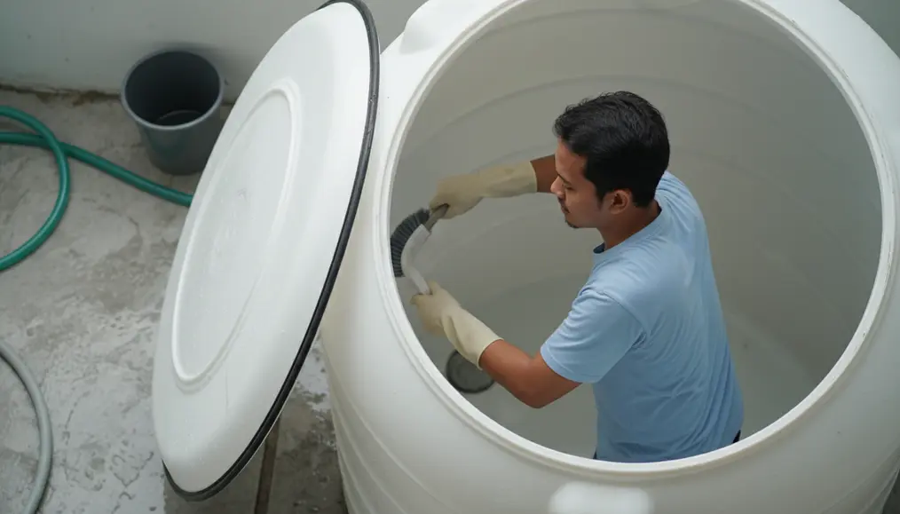 Langkah-Langkah Sederhana Merawat Tandon Air di Rumah (DIY Cuci Toren)