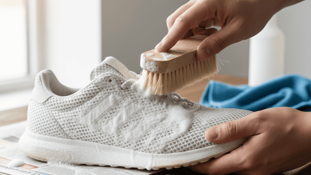 Teknik Membersihkan Sepatu Lari Manual