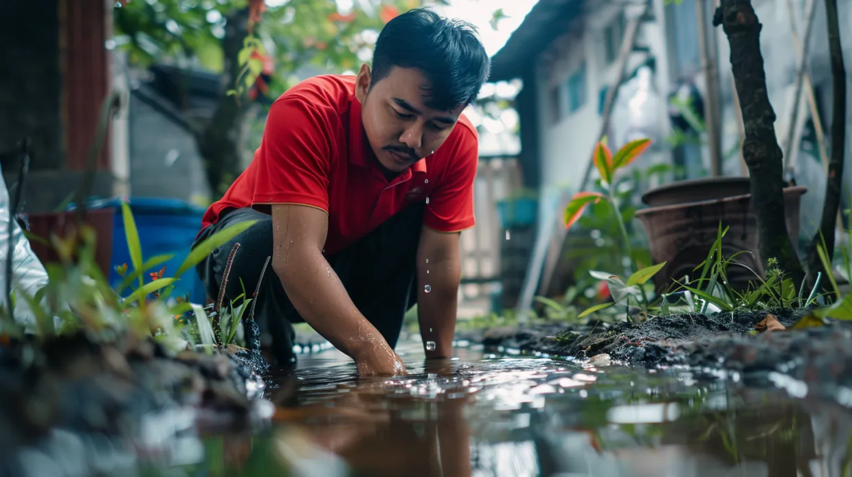 Buat Sumur Resapan untuk Mengurangi Genangan Air