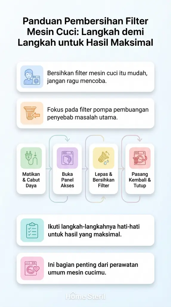 Panduan Pembersihan Filter Mesin Cuci: Langkah demi Langkah untuk Hasil Maksimal