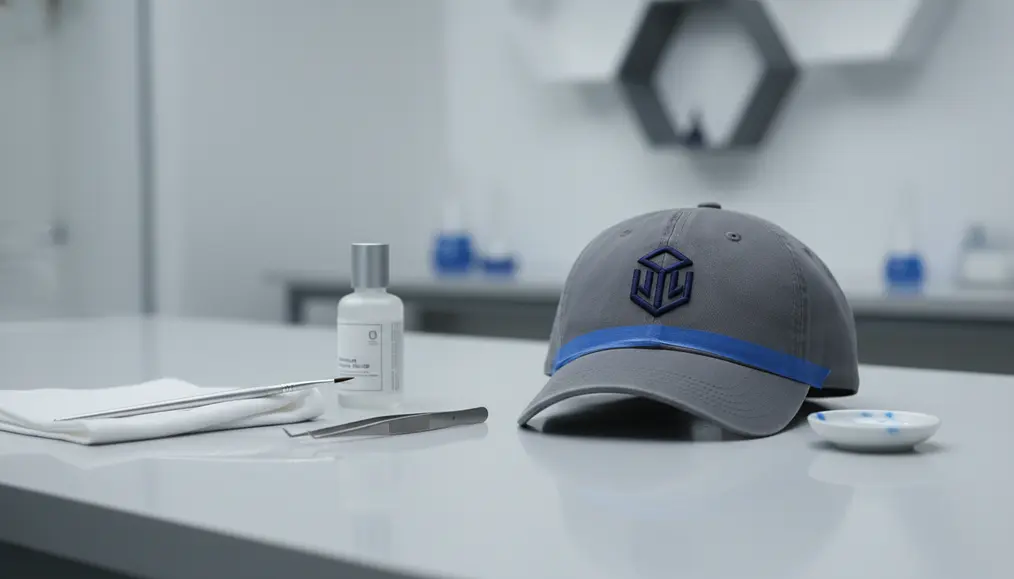 Teknik "Masking" Logo: Repaint Topi Tanpa Merusak Warna Bordir Asli