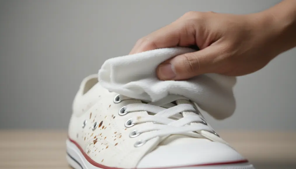 Cara Cepat Menghilangkan Noda Kopi di Sepatu Kanvas