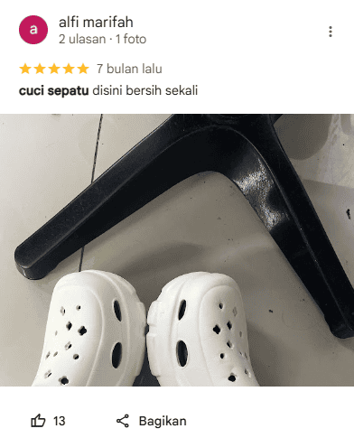 Review Pelanggan dan Mitra di Sneakershoot.id