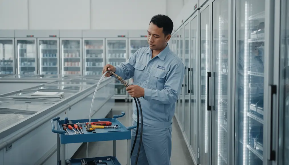 Solusi Tepat: Cara Flushing Sistem Pendingin Showcase yang Mampet