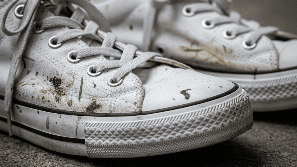 Bersihkan Kotoran Membandel yang Menempel pada Sepatu Sneakers