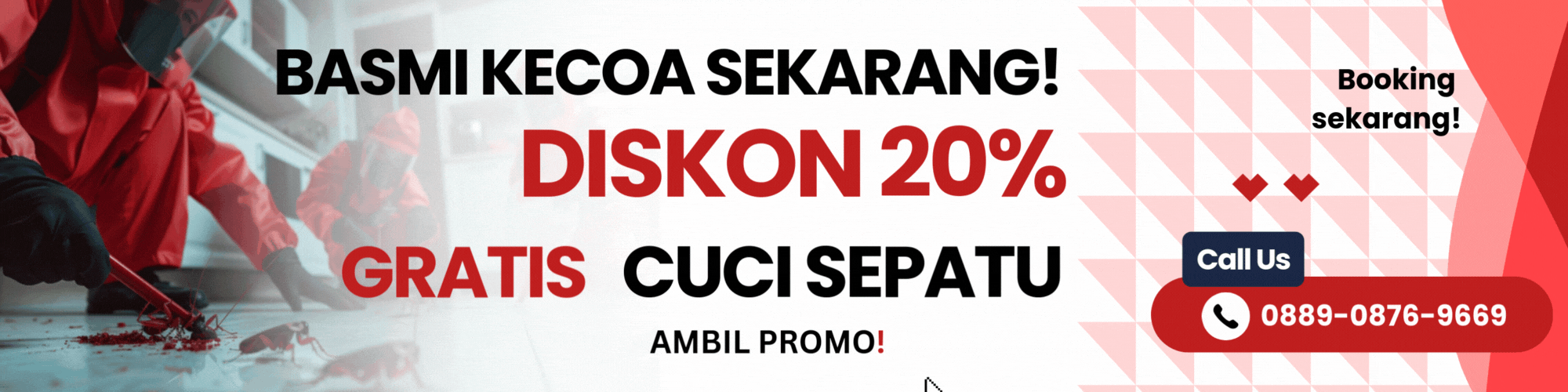 Promo Jasa Pest Control Kecoa di home-steril.com