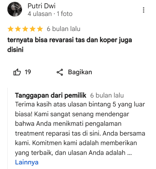 Review Pelanggan di Sneakershoot.id