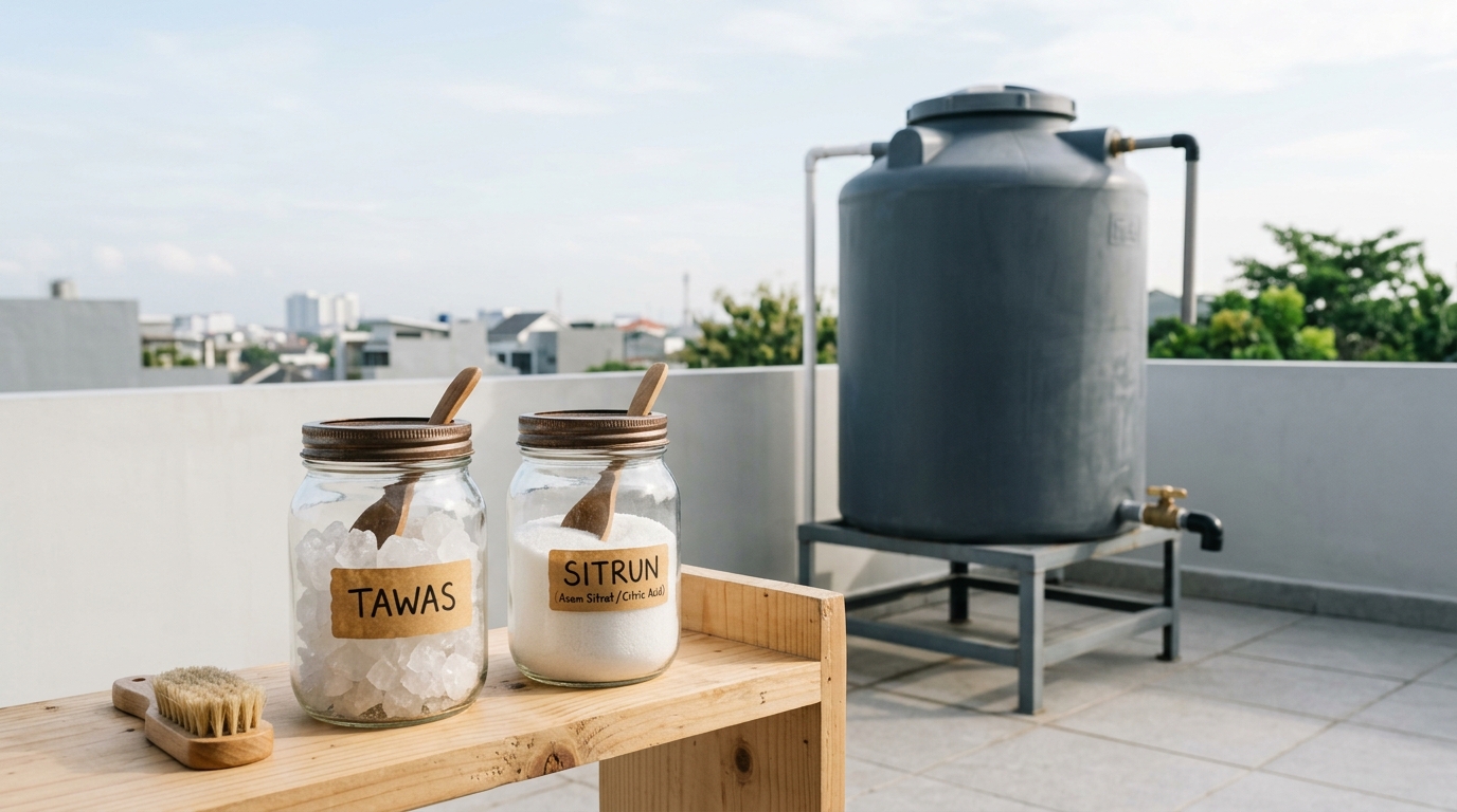 Apakah Tawas dan Sitrun Boleh Dipakai di Dalam Toren Air?