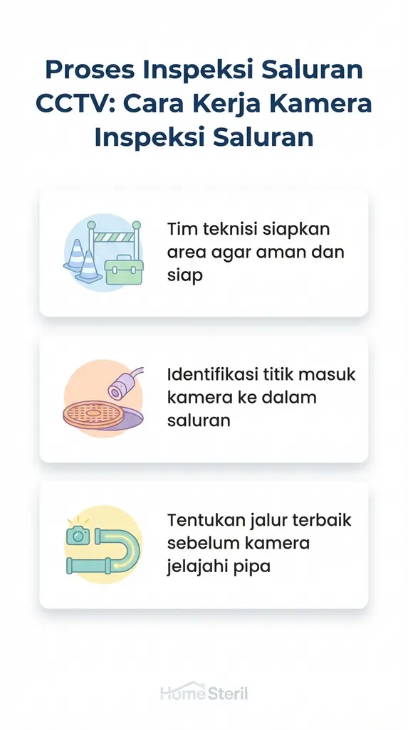 Proses Inspeksi Saluran CCTV: Cara Kerja Kamera Inspeksi Saluran