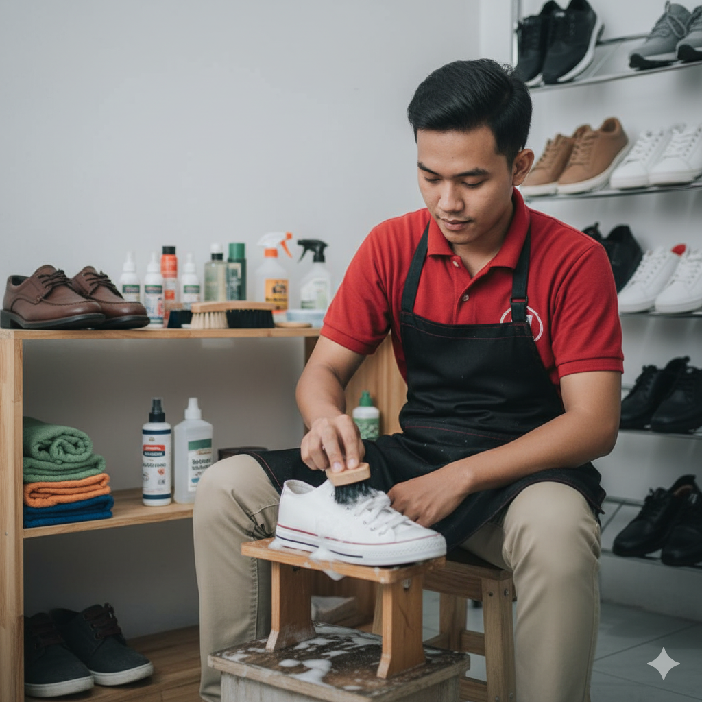 Apa Itu Cuci Sepatu Biasa?