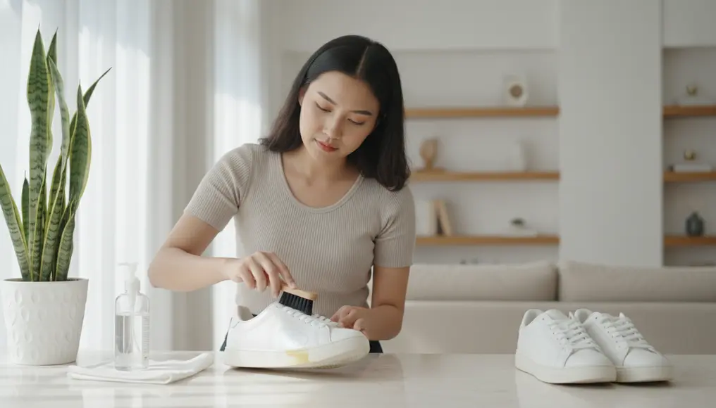Panduan DIY: Membersihkan Midsole Sepatu Putih yang Menguning dengan Aman dan Efektif