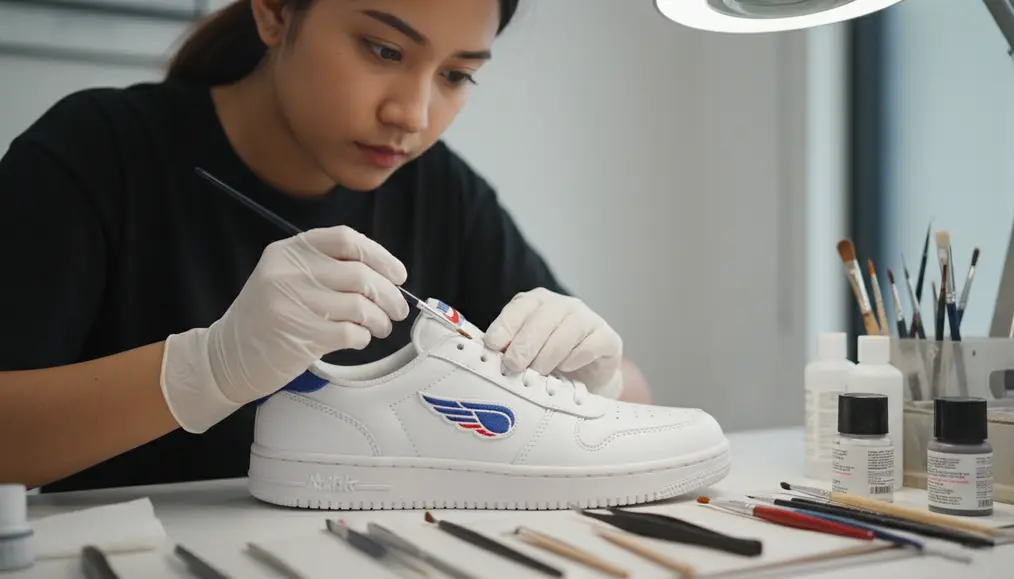 Mengenal Proses Restorasi Logo Sepatu: Lebih dari Sekadar Pewarnaan